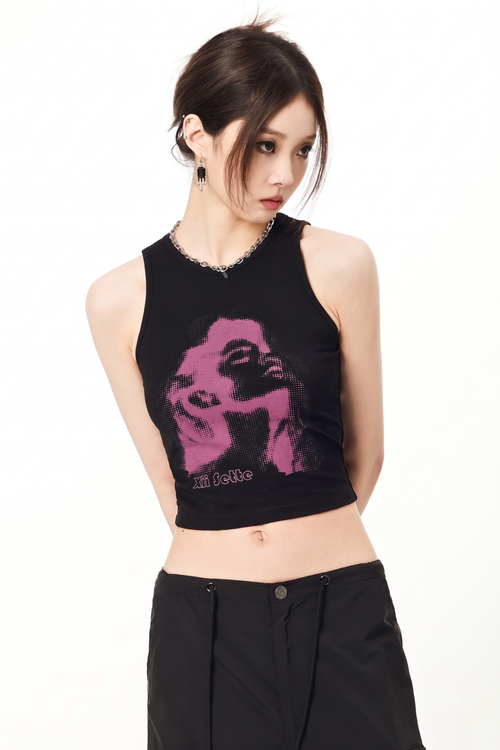 Pink Face Top