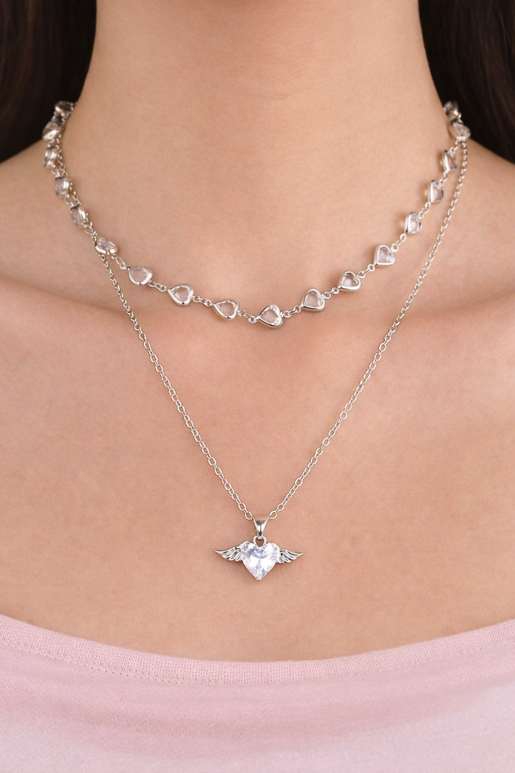 Heart Wings Necklace